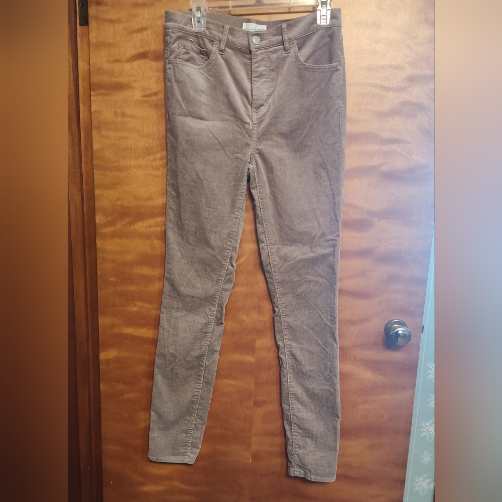 LOFT Taupe Corduroy Pants Size 6